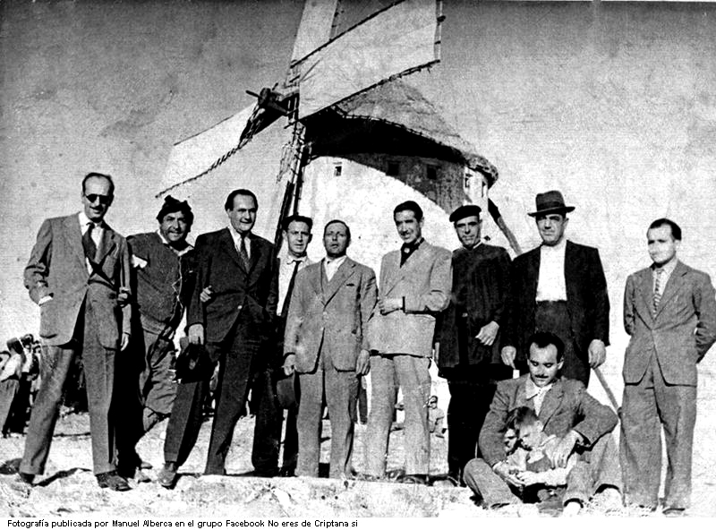 Equipo del rodaje de Don Quijote de la Mancha.1947